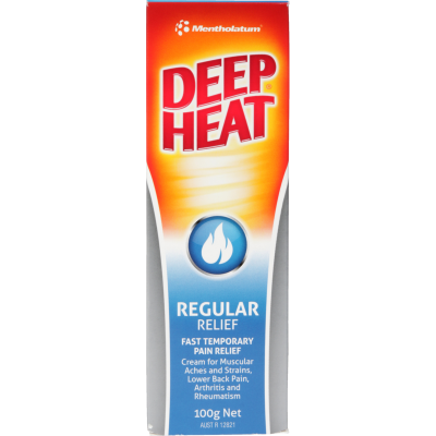 Mentholatum Deep Heat Regular Relief Cream 100g