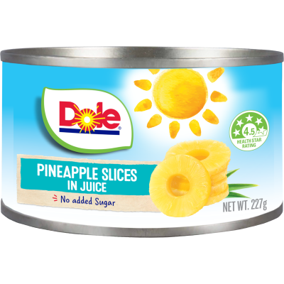 Dole Pineapple Slices in Juice 227g