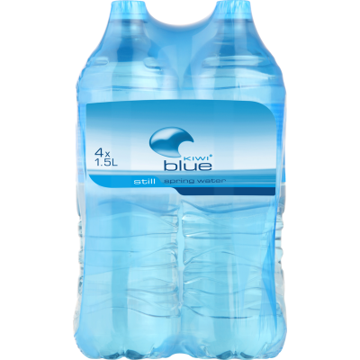 Kiwi Blue Still Spring Water 1.5L 4pk