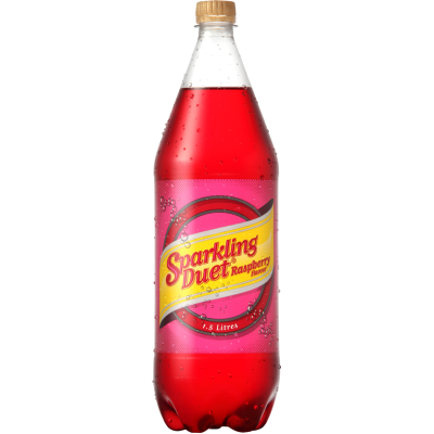 SchweppesSparkling Duet Raspberry Soft Drink 1.5L
