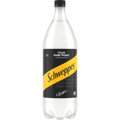 Schweppes Classic Soda Water 1.5L