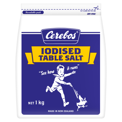 Cerebos Iodised Table Salt 1kg