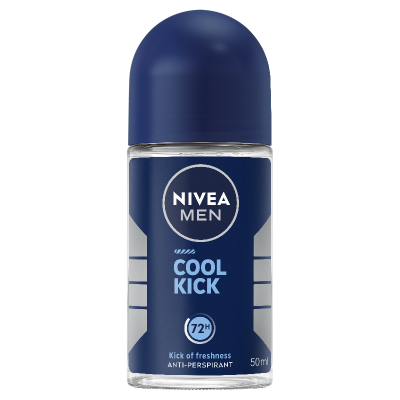 Nivea Men Cool Kick Men 72hr Protection Deodorant Roll On 50ml