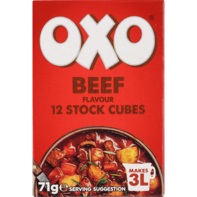 Oxo Beef Flavour Stock Cubes 71g