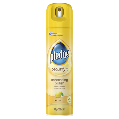 Pledge Lemon Enhancing Polish 330ml