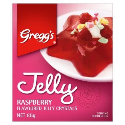 Gregg's Raspberry Flavoured Jelly Crystals 85g