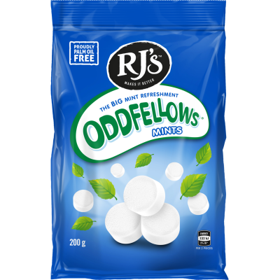 RJ's Oddfellows Mints 200g