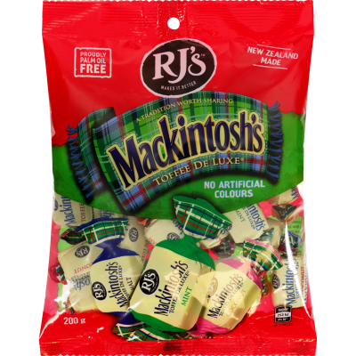RJ's Mackintosh's Toffee De Luxe 200g