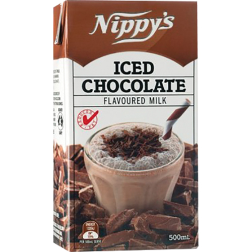 Nippys Iced Chocolate Flavoured Milk 500ml