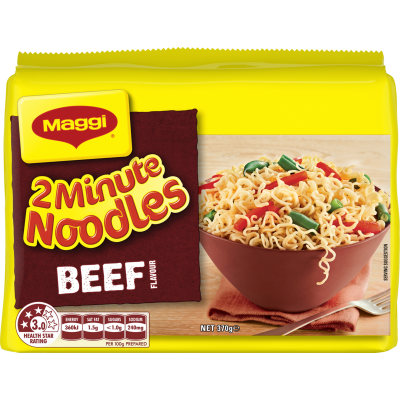Maggi 2 Minute Beef Noodles 5pk