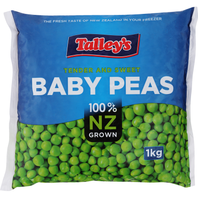 Talley's Tender And Sweet Baby Peas 1kg