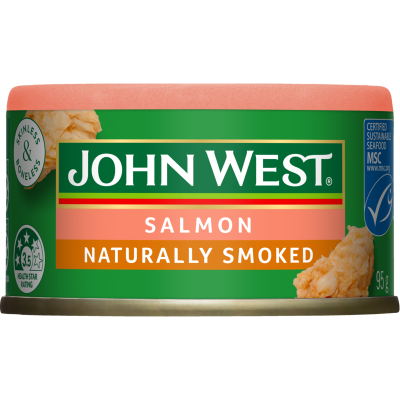 John West Salmon Naturally Smoked 95g