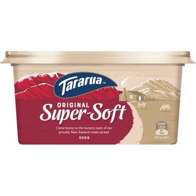 Tararua Original Super-Soft Spread 500g