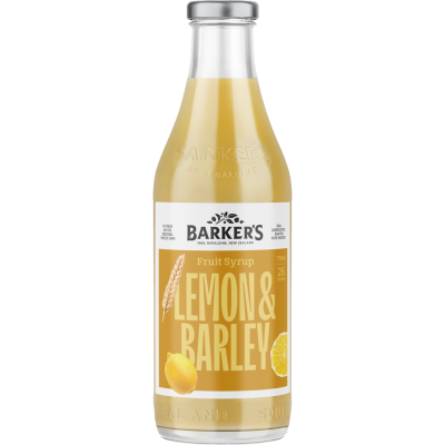 Barker's Lemon & Barley Fruit Syrup 710ml