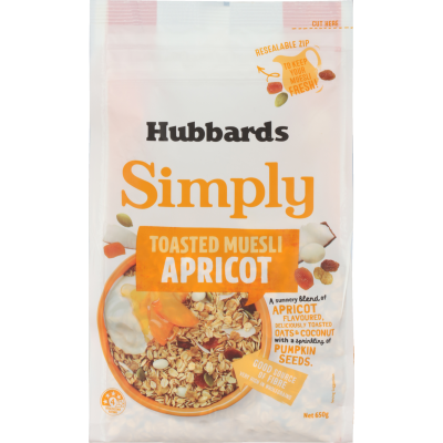 Hubbards Simply Apricot Toasted Muesli