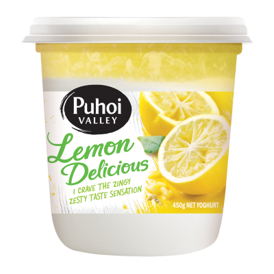 Puhoi Lemon Yoghurt 450g