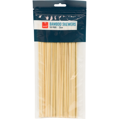 Pams Kitchen Bamboo Skewers 25cm 150pk