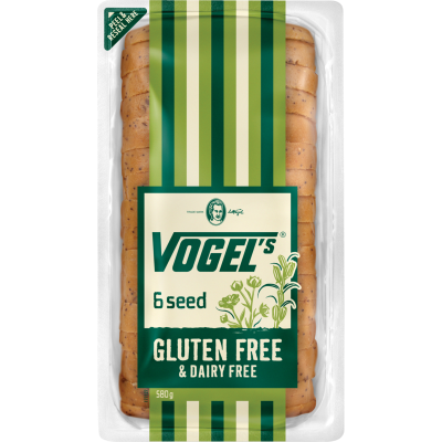 Vogel's Gluten Free Bread 6 Seed 580g