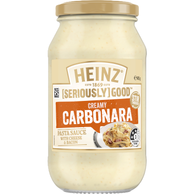 Heinz Seriously Good Carbonara Pasta Sauce 485g
