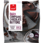 Pams Dark Compound Chocolate Buttons 400g