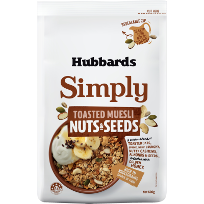 Hubbards Simply Nuts and Seeds Toasted Muesli