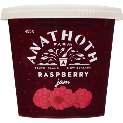 Anathoth Raspberry Jam 455g