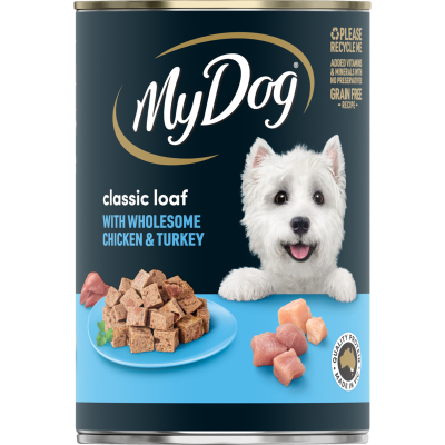 My Dog with Wholesome Chicken and Turkey Dog Food 400g