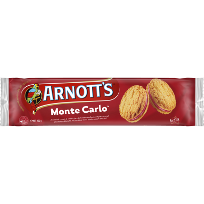 Arnott's Monte Carlo Biscuits 250g
