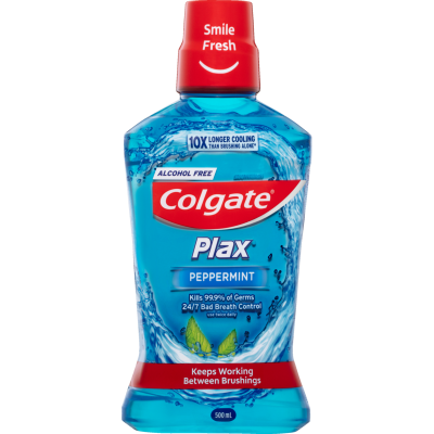 Colgate Mouthwash Plax - Peppermint 500ml