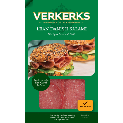 Verkerks Lean Danish Salami 100g