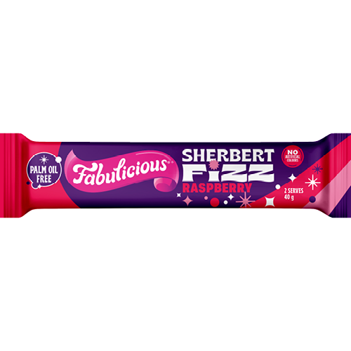 RJ's Fabulicious Raspberry Sherbet Fizz 40g