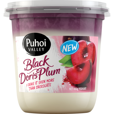 Puhoi Black Doris Plum Yoghurt