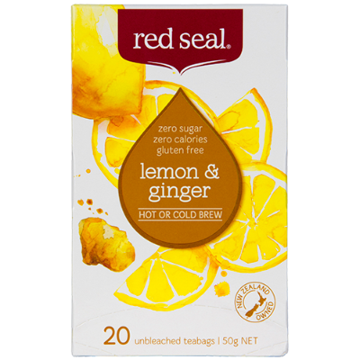 Red Seal Lemon & Ginger Tea Bags 20pk