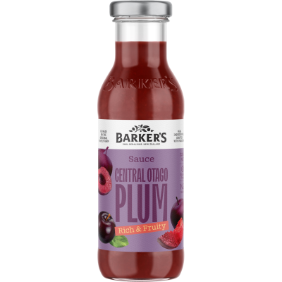 Barker's Central Otago Plum Sauce 325gm
