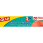 Glad Snap Lock Medium Storage Bags 22cm x 25cm 20pk