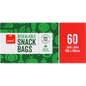 Pams Resealable Small Snack Bags 150 x 90mm 60pk