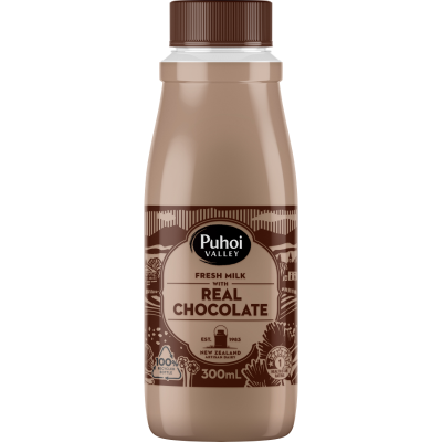 Puhoi Fresh Milk with Real Chocolate 300ml