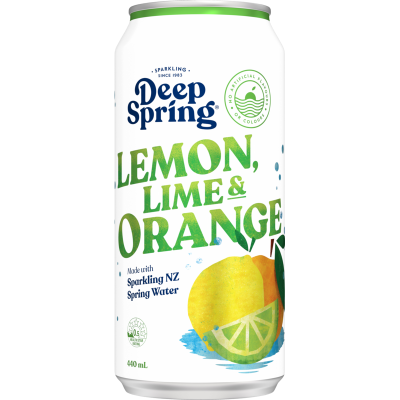 Deep Spring Lime Orange Soft Drink 440ml