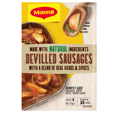 Maggi Devilled Sausage Recipe Base Sachet 37g
