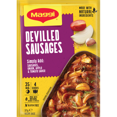 Maggi Devilled Sausage Recipe Base Sachet 37g