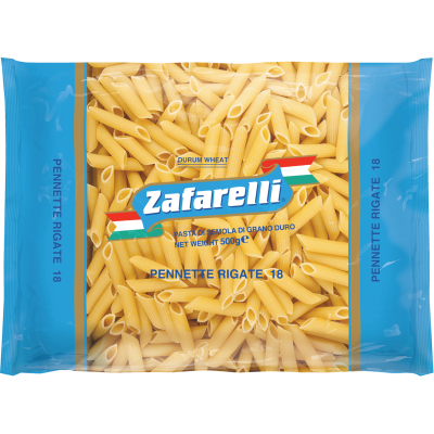 Zafarelli Pennette Rigate Pasta 500g