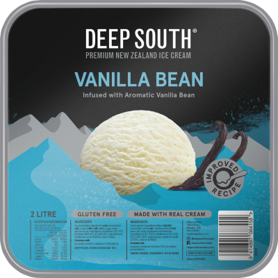 Deep South Vanilla Bean Ice Cream 2L