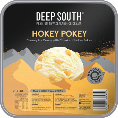 Deep South Hokey Pokey Ice Cream 2L