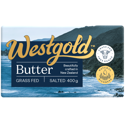 Westgold Salted Grass Fed New Zealand Butter 400g