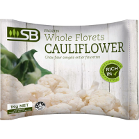 SB Frozen Cauliflower Florets 1kg