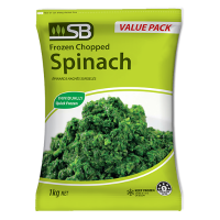 SB Frozen Chopped Spinach 1kg