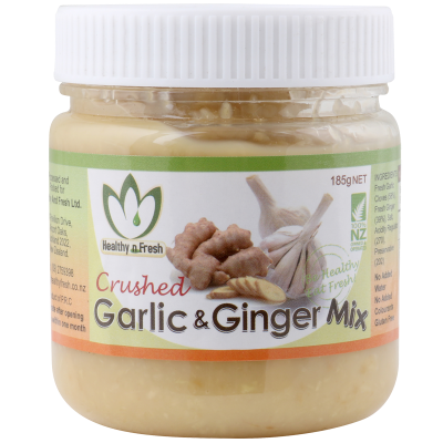 Healthy n Fresh Crushed Garlic & Ginger 185g