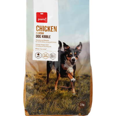 Pams Dog Kibble Chicken Flavour Biscuits 3kg