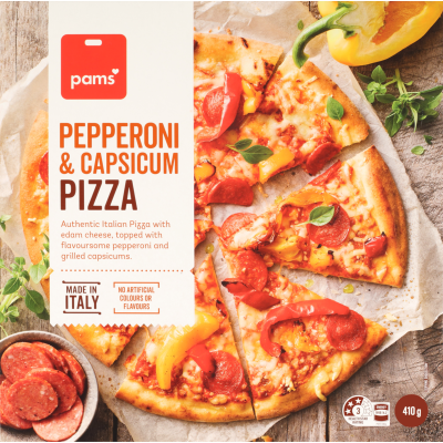 Pams Pizza - Pepperoni & Capsicum