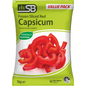 SB Frozen Sliced Red Capsicum 1kg